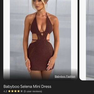 Baby boo Selene mini dress size small. Brand new. Never worn